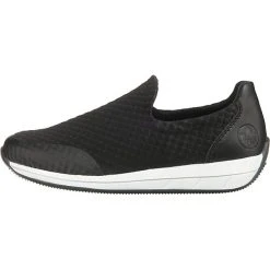 Alternative view of Rieker Sportliche Slipper - Schwarz