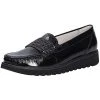 WALDLÄUFER Waldläufer Damen Comfort Slipper Komfort-Slipper - Schwarz -Ara-Shop 16285593 01
