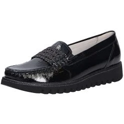 WALDLÄUFER Waldläufer Damen Comfort Slipper Komfort-Slipper - Schwarz