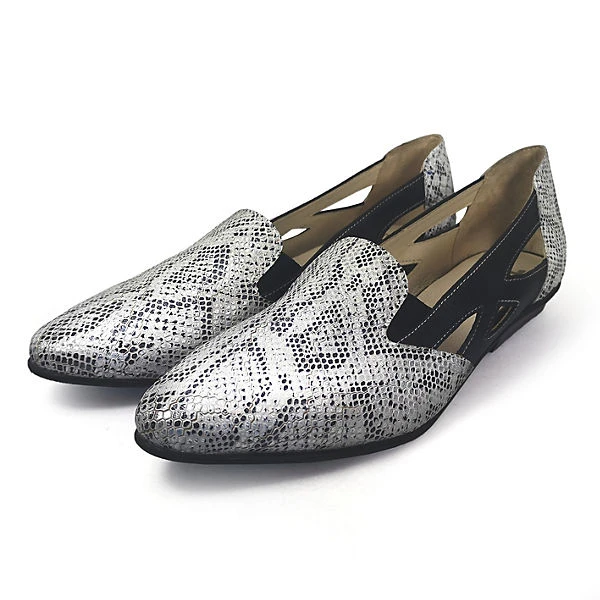 Tiggers® Tiggers Tiggers Carmen 04 Schwarz Weiss Silber Slipper - Schwarz/weiß 3 Tiggers® Tiggers Tiggers Carmen 04 Schwarz Weiss Silber Slipper - Schwarz/weiß