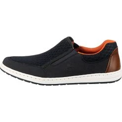 Alternative view of Rieker Sportliche Slipper - Schwarz