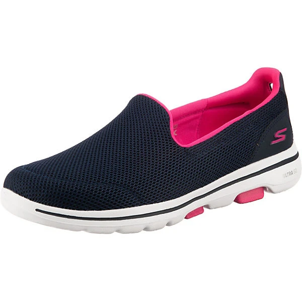 Skechers Go Walk 5 Fantasy Sportliche Slipper - Dunkelblau 3 Skechers Go Walk 5 Fantasy Sportliche Slipper - Dunkelblau