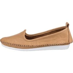 Andrea Conti Sportliche Slipper - Camel 11 Andrea Conti Sportliche Slipper - Camel -Ara-Shop 21878207 03