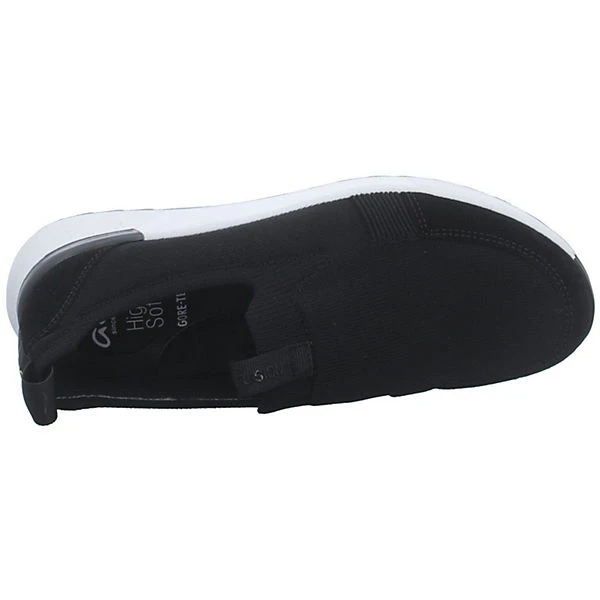 Ara Damen Slipper Schuhe Venice Sport Gore-Tex Sneaker Freizeit Elegant Slip-Ons Textil Uni Klassische Slipper - Schwarz 7 Ara Damen Slipper Schuhe Venice Sport Gore-Tex Sneaker Freizeit Elegant Slip-Ons Textil Uni Klassische Slipper - Schwarz – Bild 5