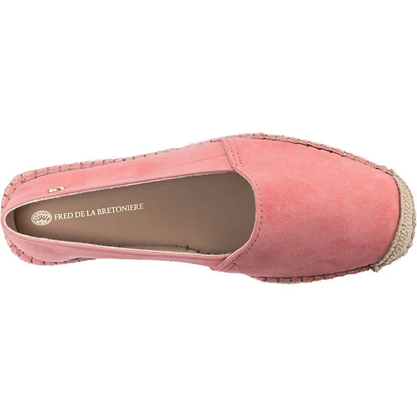 Fred De La Bretonière Frs0964 Espadrille Loafer Luxury Suede Square Nose Espadrilles - Koralle 8 Fred De La Bretonière Frs0964 Espadrille Loafer Luxury Suede Square Nose Espadrilles - Koralle – Bild 6