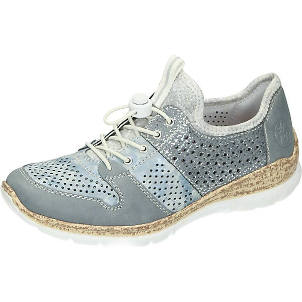 Rieker Slipper Komfort-Slipper - Blau 3 Rieker Slipper Komfort-Slipper - Blau