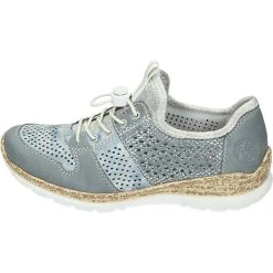 Alternative view of Rieker Slipper Komfort-Slipper - Blau
