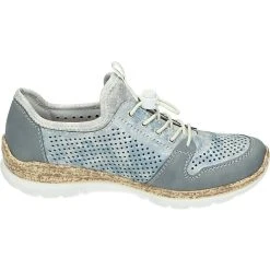 Rieker Slipper Komfort-Slipper - Blau 11 Rieker Slipper Komfort-Slipper - Blau -Ara-Shop 23695005 04