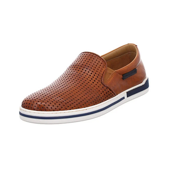 GALIZIO TORRESI Herren Slipper Schuhe Slipper Freizeit Elegant Slip-Ons Lederkombination Gemustert Klassische Slipper - Braun 3 GALIZIO TORRESI Herren Slipper Schuhe Slipper Freizeit Elegant Slip-Ons Lederkombination Gemustert Klassische Slipper - Braun
