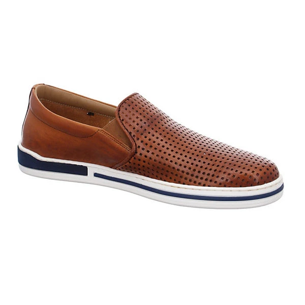 GALIZIO TORRESI Herren Slipper Schuhe Slipper Freizeit Elegant Slip-Ons Lederkombination Gemustert Klassische Slipper - Braun 9 GALIZIO TORRESI Herren Slipper Schuhe Slipper Freizeit Elegant Slip-Ons Lederkombination Gemustert Klassische Slipper - Braun – Bild 7