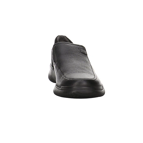 Clarks Herren Slipper Schuhe Donaway Step Slipper Freizeit Elegant Slip-Ons Leder-/Textilkombination Uni Klassische Slipper - Schwarz 6 Clarks Herren Slipper Schuhe Donaway Step Slipper Freizeit Elegant Slip-Ons Leder-/Textilkombination Uni Klassische Slipper - Schwarz – Bild 4