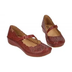 Alternative view of Pikolinos Damenschuhe VALLARTA Komfort-Slipper - Rot