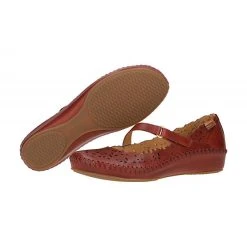 Pikolinos Damenschuhe VALLARTA Komfort-Slipper - Rot 12 Pikolinos Damenschuhe VALLARTA Komfort-Slipper - Rot -Ara-Shop 24993784 03