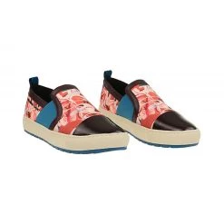 Geox Damenschuhe BREEDA Sportliche Slipper - Rot 11 Geox Damenschuhe BREEDA Sportliche Slipper - Rot -Ara-Shop 24993807 02