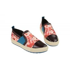 Geox Damenschuhe BREEDA Sportliche Slipper - Rot 12 Geox Damenschuhe BREEDA Sportliche Slipper - Rot -Ara-Shop 24993807 03