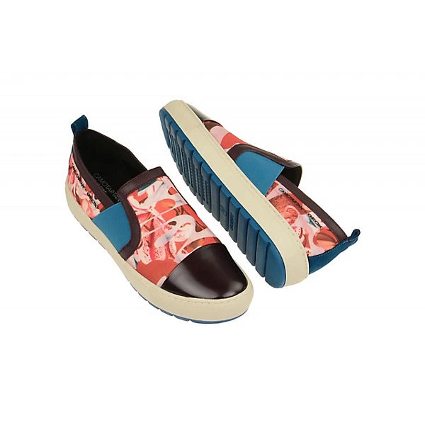 Geox Damenschuhe BREEDA Sportliche Slipper - Rot 7 Geox Damenschuhe BREEDA Sportliche Slipper - Rot – Bild 5