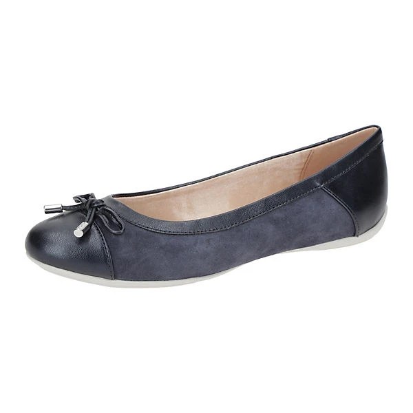 Geox Damenschuhe CHARLENE Sportliche Slipper - Blau 3 Geox Damenschuhe CHARLENE Sportliche Slipper - Blau