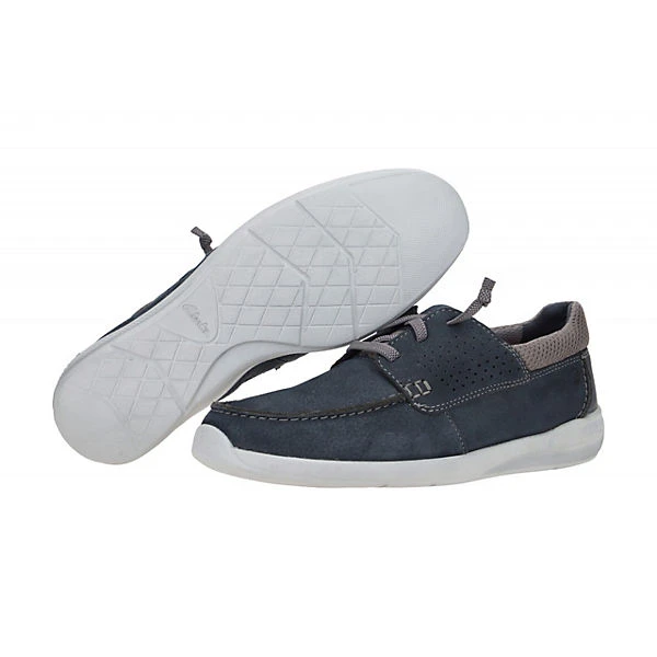 Clarks Herrenschuhe GORWIN MOC Sportliche Slipper - Blau 13 Clarks Herrenschuhe GORWIN MOC Sportliche Slipper - Blau – Bild 11