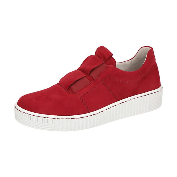 Gabor Damenschuhe 43.335 Sportliche Slipper - Rot 3 Gabor Damenschuhe 43.335 Sportliche Slipper - Rot