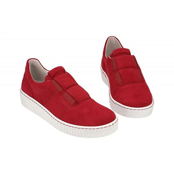 Gabor Damenschuhe 43.335 Sportliche Slipper - Rot 4 Gabor Damenschuhe 43.335 Sportliche Slipper - Rot – Bild 2