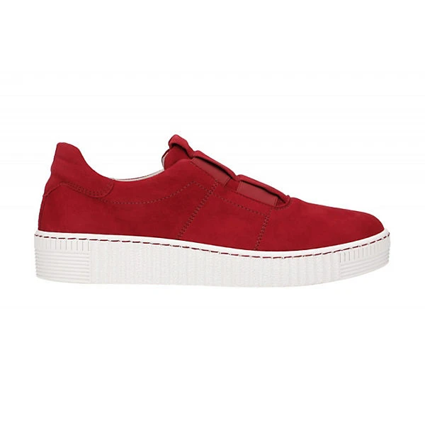 Gabor Damenschuhe 43.335 Sportliche Slipper - Rot 6 Gabor Damenschuhe 43.335 Sportliche Slipper - Rot – Bild 4