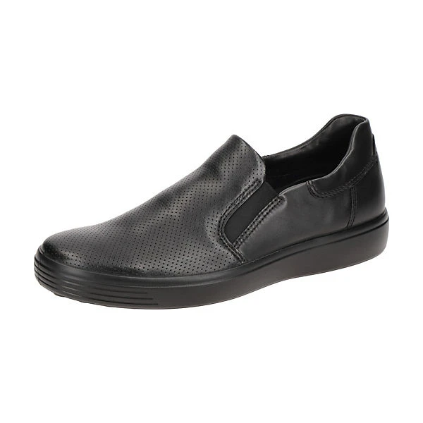 ECCO Herrenschuhe SOFT 7 MEN Klassische Slipper - Schwarz 3 ECCO Herrenschuhe SOFT 7 MEN Klassische Slipper - Schwarz