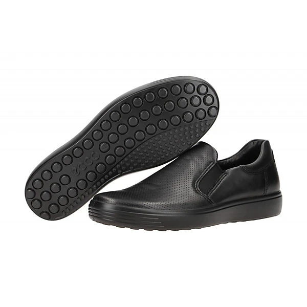 ECCO Herrenschuhe SOFT 7 MEN Klassische Slipper - Schwarz 5 ECCO Herrenschuhe SOFT 7 MEN Klassische Slipper - Schwarz – Bild 3