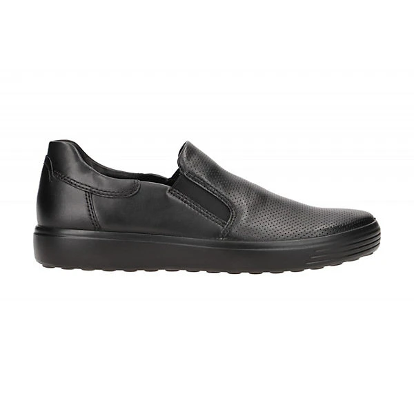 ECCO Herrenschuhe SOFT 7 MEN Klassische Slipper - Schwarz 6 ECCO Herrenschuhe SOFT 7 MEN Klassische Slipper - Schwarz – Bild 4