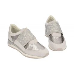 Geox Damenschuhe SHAHIRA Sportliche Slipper - Weiß 11 Geox Damenschuhe SHAHIRA Sportliche Slipper - Weiß -Ara-Shop 25361689 02