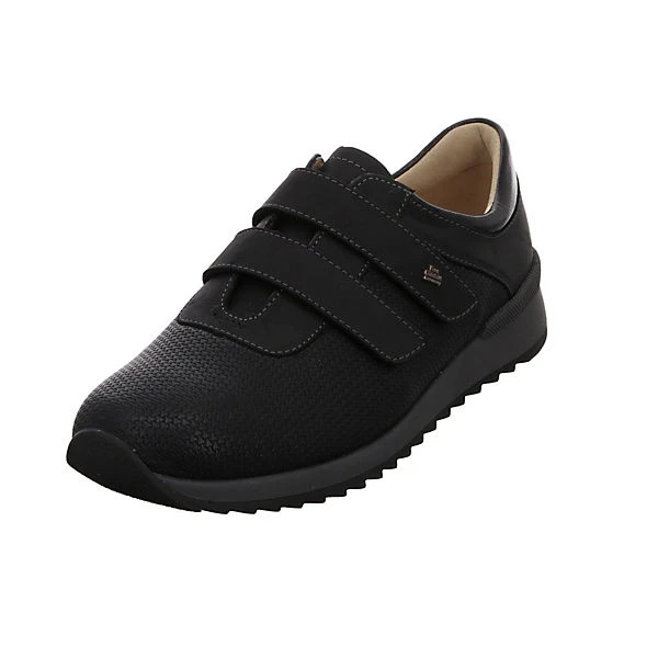 Finn Comfort Damen Slipper Schuhe Ivrea Klettschuh Freizeit Elegant Slip-Ons Lederkombination Uni Klassische Slipper - Schwarz 3 Finn Comfort Damen Slipper Schuhe Ivrea Klettschuh Freizeit Elegant Slip-Ons Lederkombination Uni Klassische Slipper - Schwarz