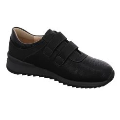 Finn Comfort Damen Slipper Schuhe Ivrea Klettschuh Freizeit Elegant Slip-Ons Lederkombination Uni Klassische Slipper - Schwarz 17 Finn Comfort Damen Slipper Schuhe Ivrea Klettschuh Freizeit Elegant Slip-Ons Lederkombination Uni Klassische Slipper - Schwarz -Ara-Shop 27115516 06