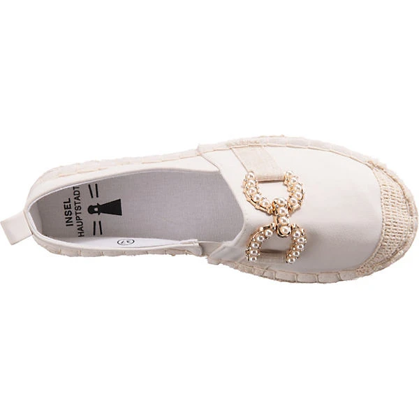 Inselhauptstadt Insel Buckle Espadrilles - Beige 8 Inselhauptstadt Insel Buckle Espadrilles - Beige – Bild 6