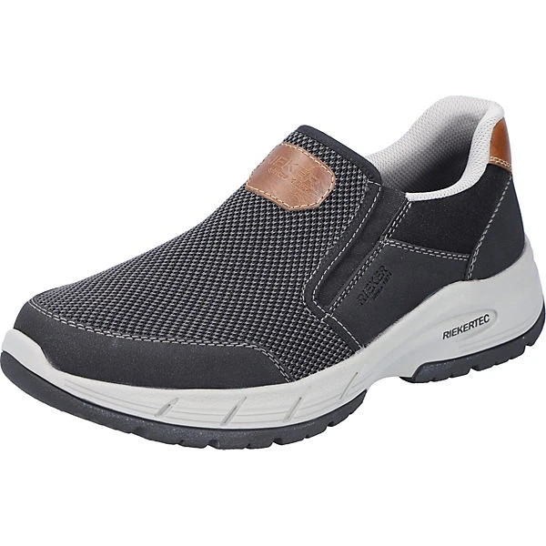 Rieker Sportliche Slipper - Schwarz 3 Rieker Sportliche Slipper - Schwarz