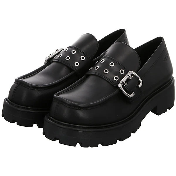 Vagabond Damen Slipper Schuhe Cosmo 2.0 Loafer Freizeit Elegant Slip-Ons Glattleder Uni Klassische Slipper - Schwarz 12 Vagabond Damen Slipper Schuhe Cosmo 2.0 Loafer Freizeit Elegant Slip-Ons Glattleder Uni Klassische Slipper - Schwarz – Bild 10