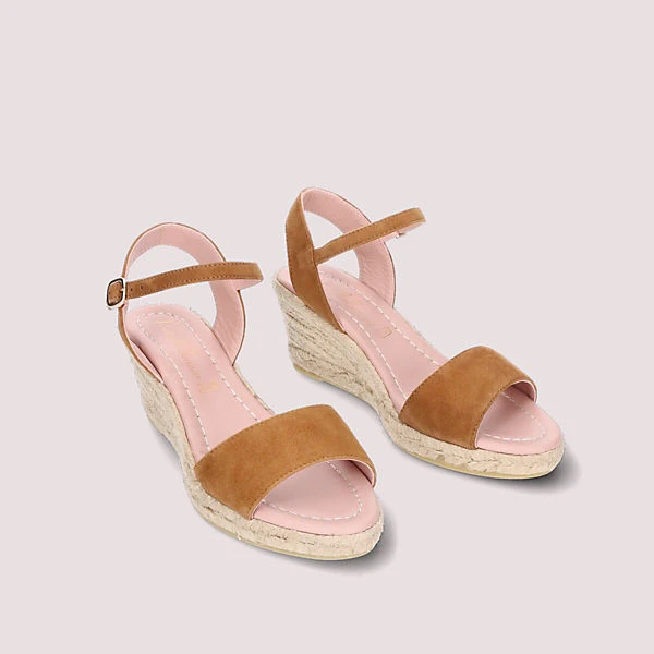 Pretty Ballerinas Deborah - Luxus Espadrille Hochzeitsschuh Und Sommerkleid - Braun 3 Pretty Ballerinas Deborah - Luxus Espadrille Hochzeitsschuh Und Sommerkleid - Braun