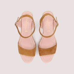 Alternative view of Pretty Ballerinas Deborah - Luxus Espadrille Hochzeitsschuh Und Sommerkleid - Braun