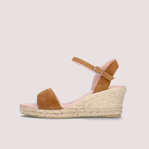 Pretty Ballerinas Deborah - Luxus Espadrille Hochzeitsschuh Und Sommerkleid - Braun 5 Pretty Ballerinas Deborah - Luxus Espadrille Hochzeitsschuh Und Sommerkleid - Braun – Bild 3