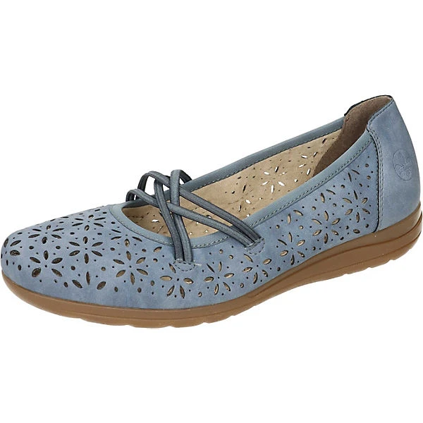Rieker Slipper Komfort-Slipper - Hellblau 3 Rieker Slipper Komfort-Slipper - Hellblau