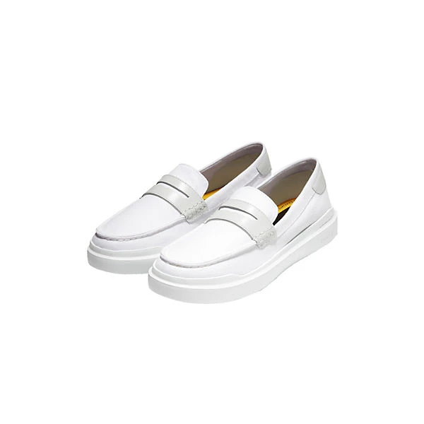 Cole Haan GrandPrø Rally Canvas Penny Loafer Sportliche Slipper - Weiß 3 Cole Haan GrandPrø Rally Canvas Penny Loafer Sportliche Slipper - Weiß