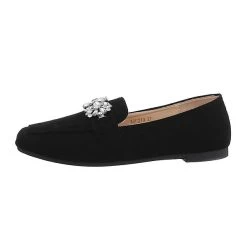 Ital-Design Slipper , Blockabsatz, Strass