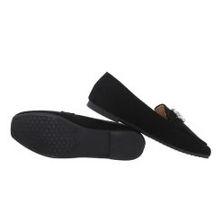 Alternative view of Ital-Design Slipper , Blockabsatz, Strass