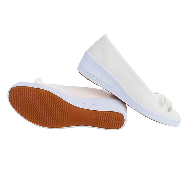 Ital-Design Slipper , Keilabsatz/Wedge, Schleife 4 Ital-Design Slipper , Keilabsatz/Wedge, Schleife – Bild 2