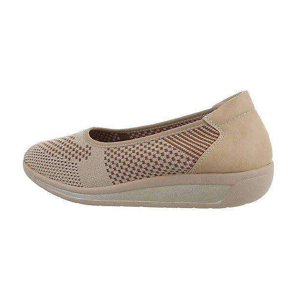 Ital-Design Slipper , Flach, Perforiert 3 Ital-Design Slipper , Flach, Perforiert