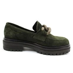 Gianluca Pisati Slipper GARDENIA FANGO Klassische Slipper - Grün 12 Gianluca Pisati Slipper GARDENIA FANGO Klassische Slipper - Grün -Ara-Shop 29288599 05