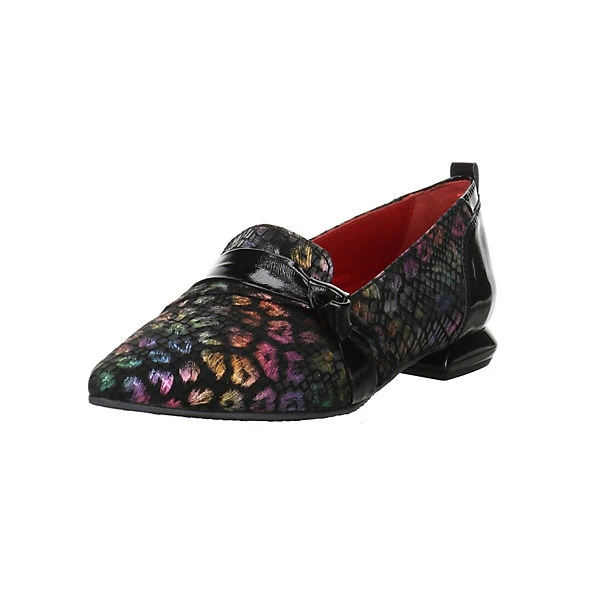 Simen Damen Slipper Schuhe Slipper Freizeit Elegant Slip-Ons Lederkombination Bedruckt Klassische Slipper - Schwarz 3 Simen Damen Slipper Schuhe Slipper Freizeit Elegant Slip-Ons Lederkombination Bedruckt Klassische Slipper - Schwarz