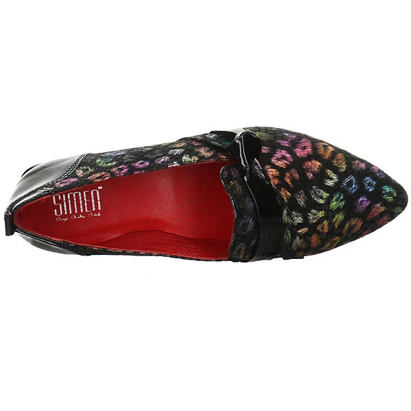 Simen Damen Slipper Schuhe Slipper Freizeit Elegant Slip-Ons Lederkombination Bedruckt Klassische Slipper - Schwarz 10 Simen Damen Slipper Schuhe Slipper Freizeit Elegant Slip-Ons Lederkombination Bedruckt Klassische Slipper - Schwarz – Bild 8