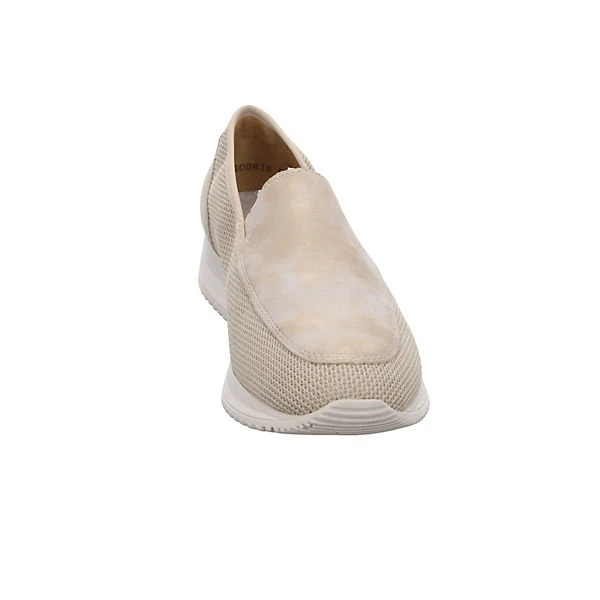 Remonte Damen Slipper Schuhe Slipper Freizeit Elegant Slip-Ons Leder-/Textilkombination Uni Klassische Slipper - Beige 5 Remonte Damen Slipper Schuhe Slipper Freizeit Elegant Slip-Ons Leder-/Textilkombination Uni Klassische Slipper - Beige – Bild 3