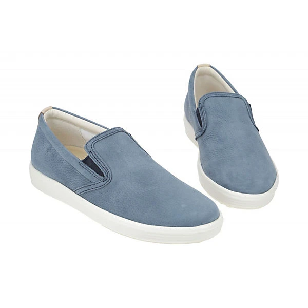 ECCO Damenschuhe SOFT 7 LADIES Sportliche Slipper - Blau 4 ECCO Damenschuhe SOFT 7 LADIES Sportliche Slipper - Blau – Bild 2