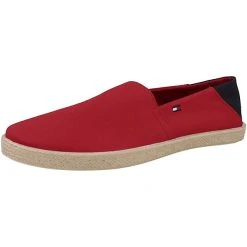 Tommy Hilfiger Easy Summer Slip On Slipper Herren Klassische Slipper - Rot -Ara-Shop 30034609 04