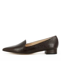 EVITA Damen Slipper FRANCA Klassische Slipper - Dunkelbraun -Ara-Shop 7592416 04
